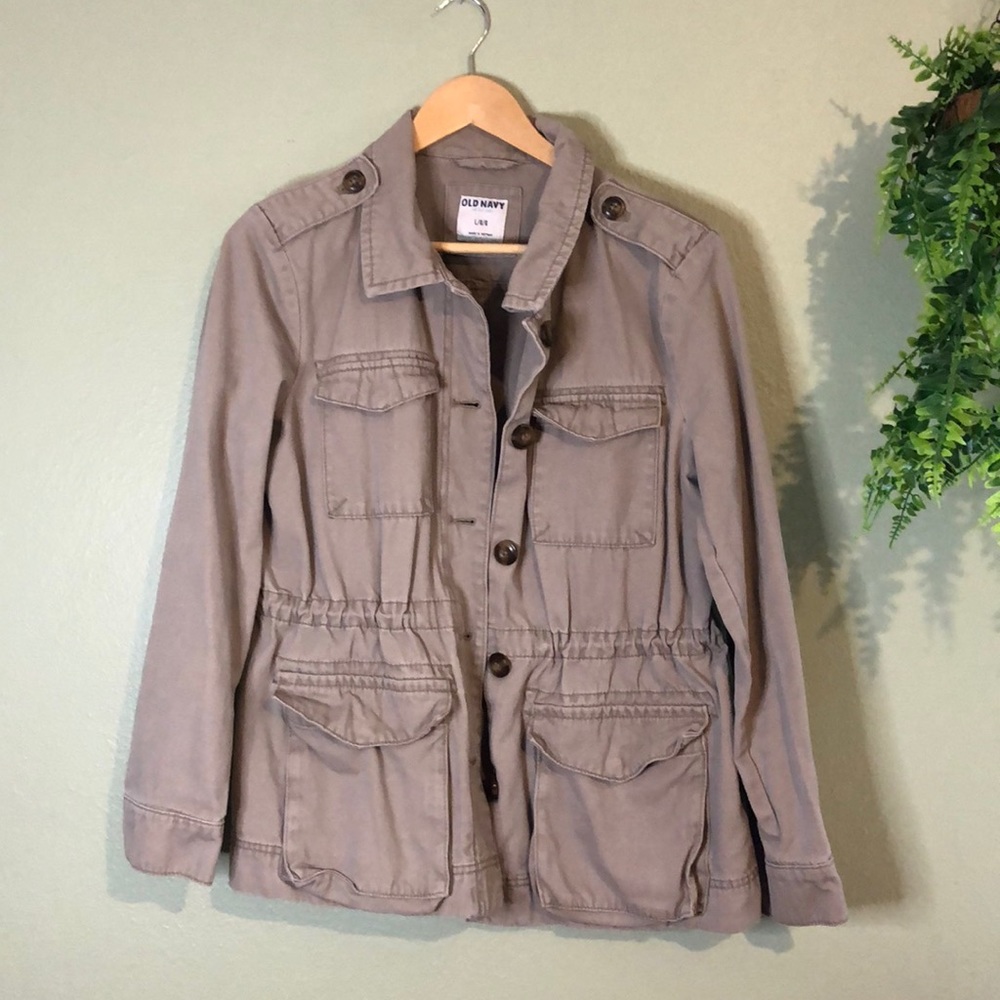 Old Navy Women’s Khaki Cargo Jacket